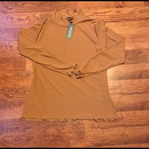 Boohoo Plus Brown shirt